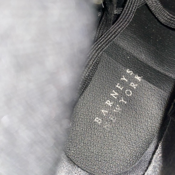 Barney’s New York Lace Up Leather Boots, Size 38 EU...